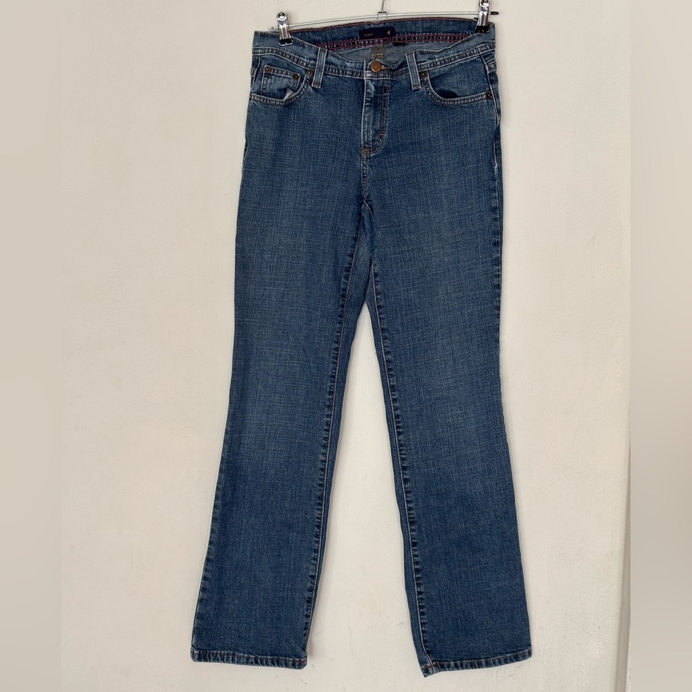 J. Crew Women's Straight Leg Blue Jeans Size 4